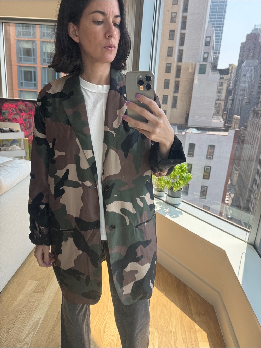 6397 waterproof camo blazer